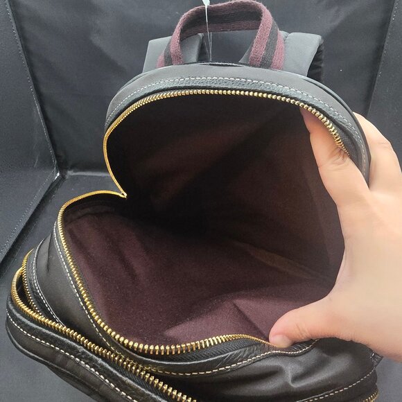 Coach Nylon Ellis Backpack CA210 Black - Picture 7 of 10